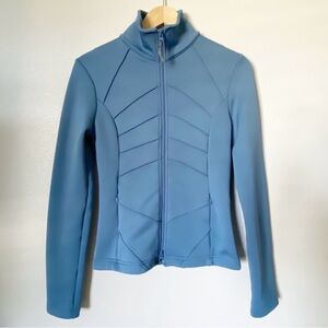Women’s Athleta Full Zip Mock Neck Warm-Up Jacket Softshell Small